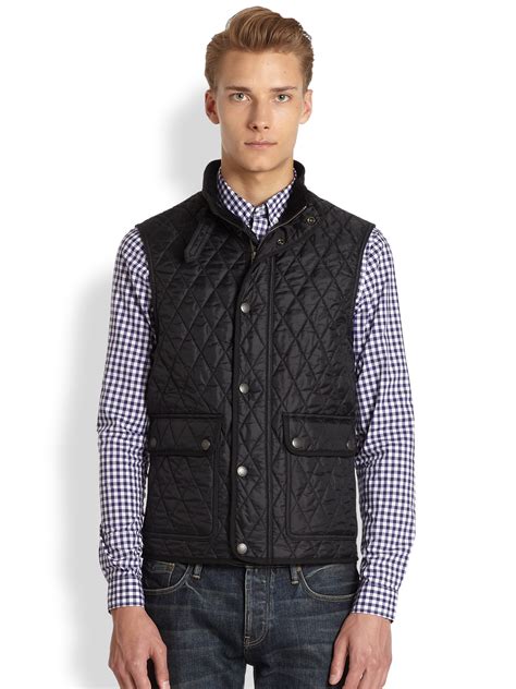 burberry vests for men